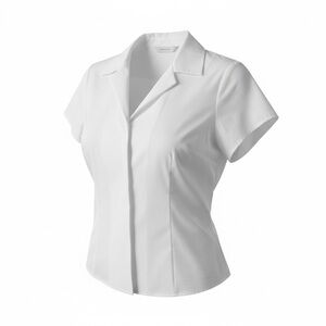 Hollister Women's White Button Down Shirt